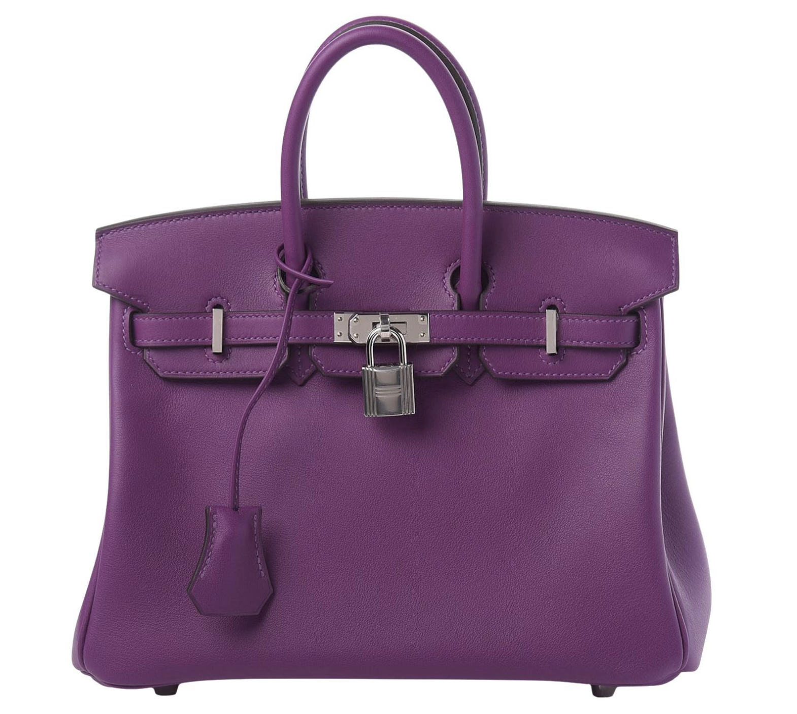 Birkin 25 Anémone Swift Palladium Hardware
