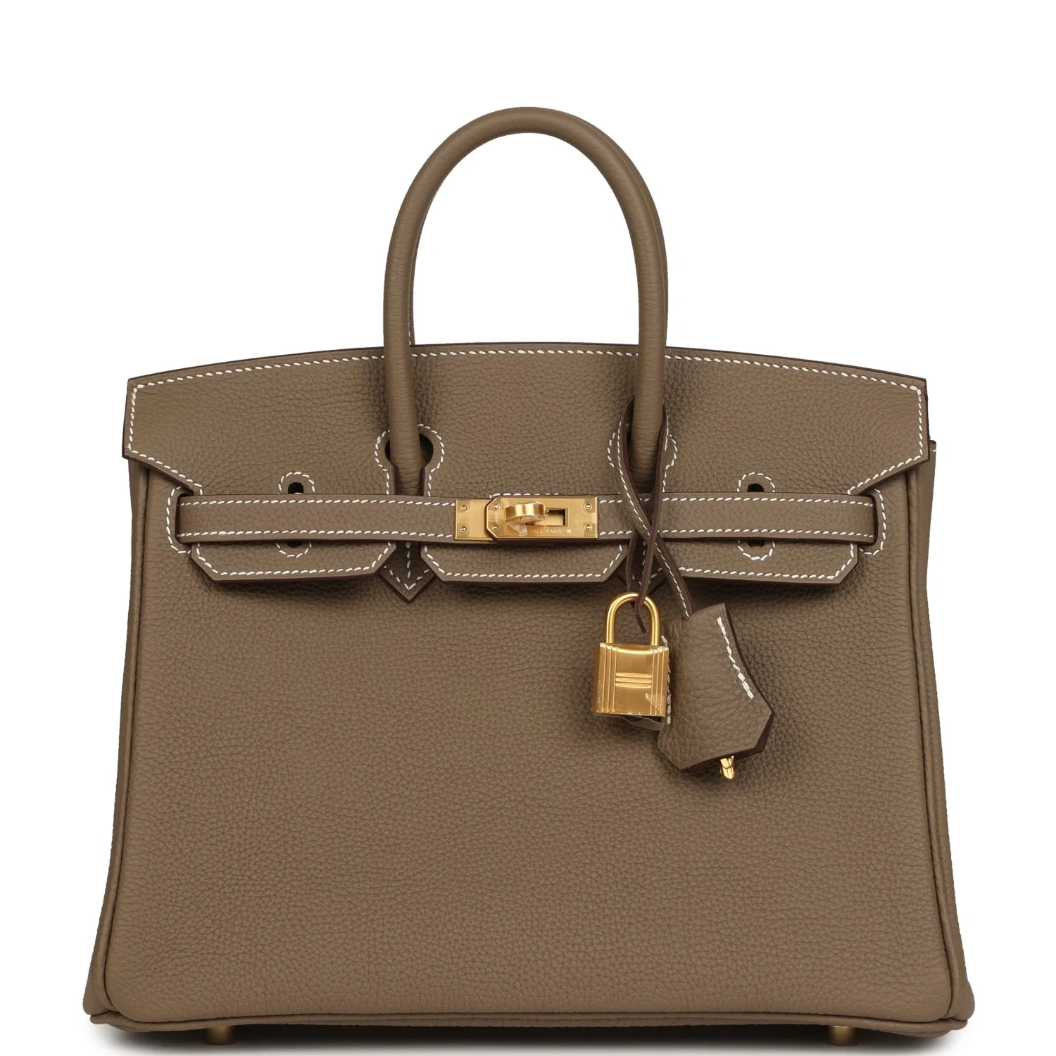 Birkin 25 Étoupe Togo Gold Hardware