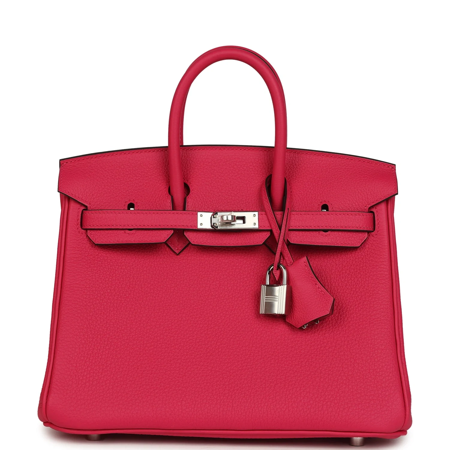 Birkin 25 Rose Mexico Togo Palladium Hardware