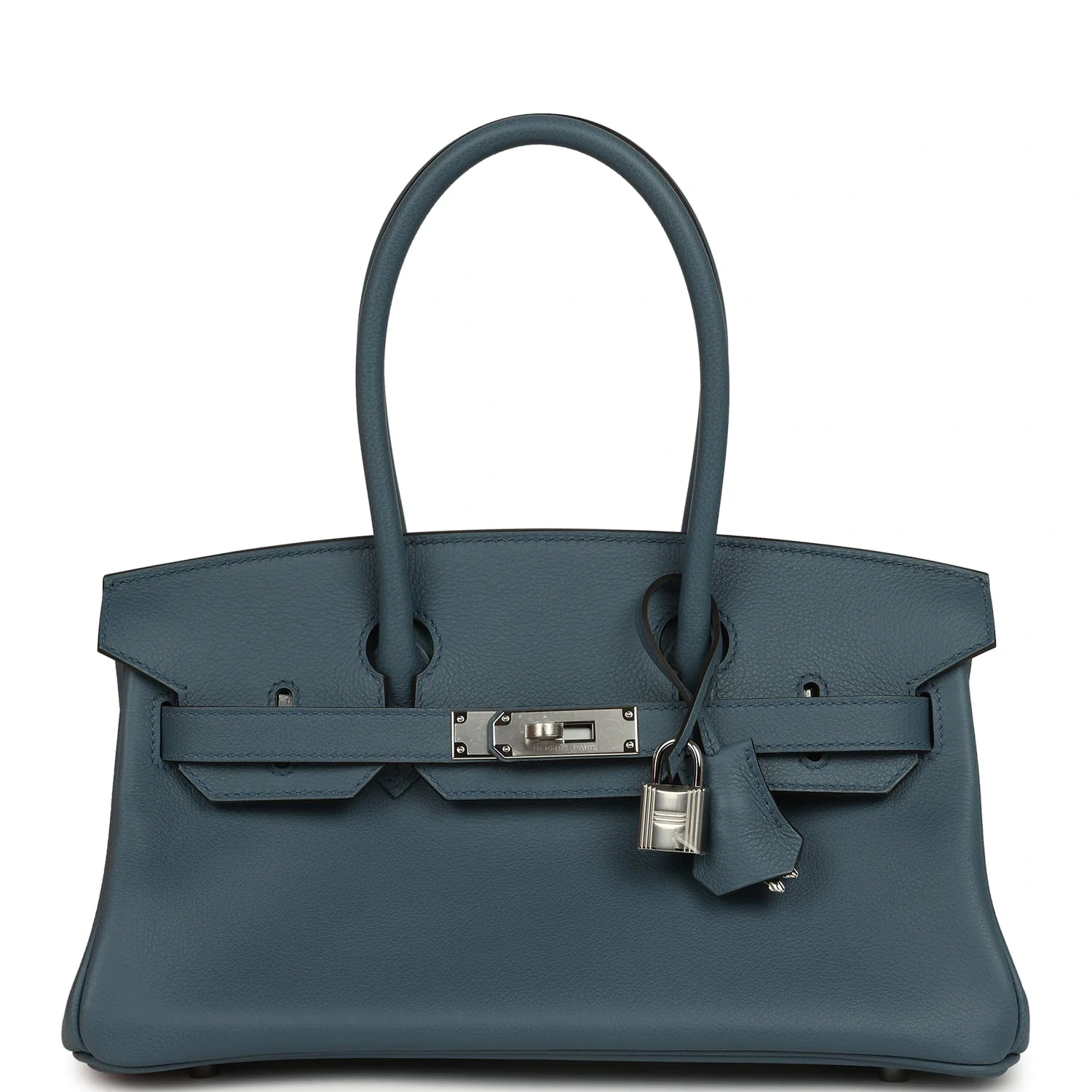 Birkin 29 Bleu Tempête Evercolor Palladium Hardware