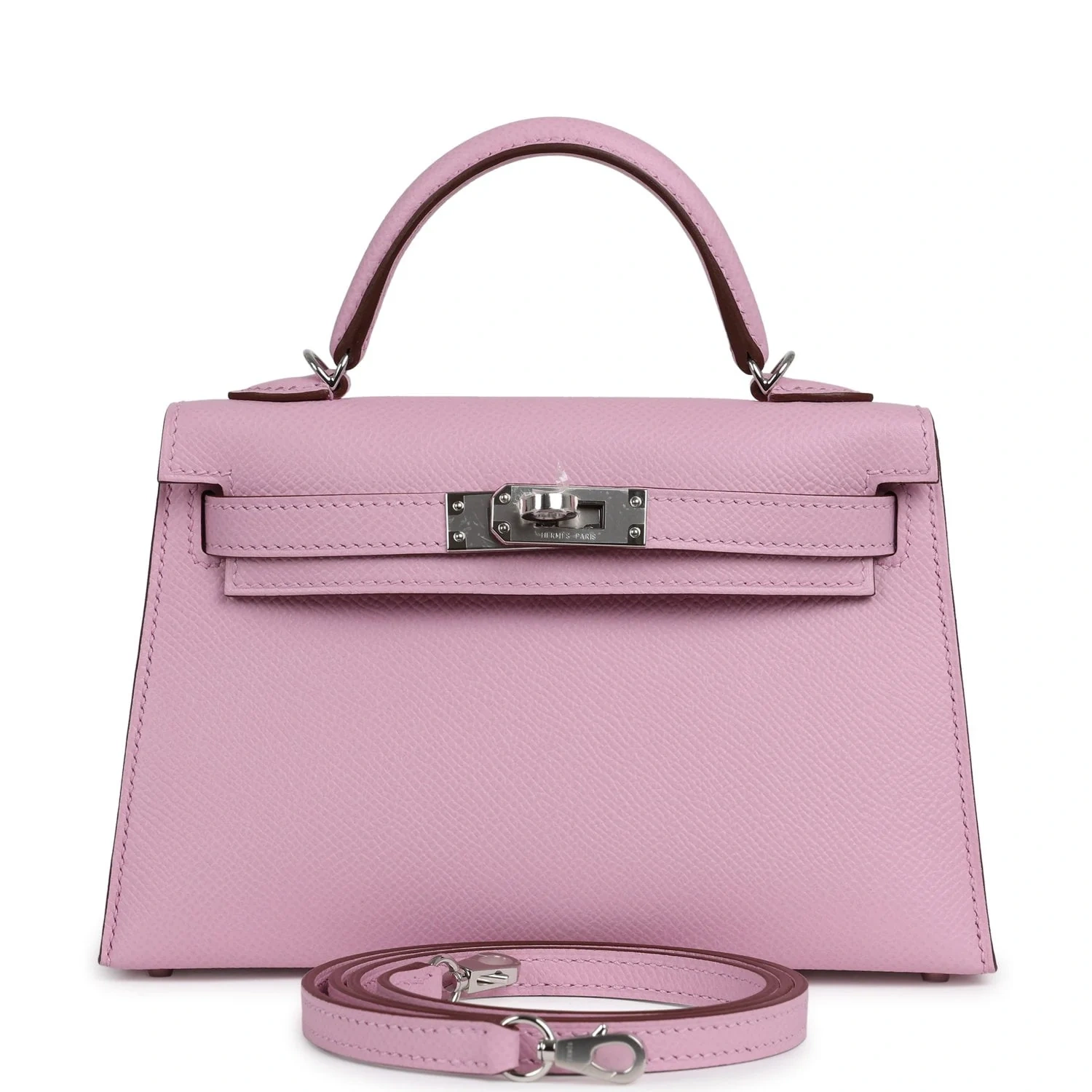 Kelly 20 Mini Mauve Sylvestre Epsom Palladium Hardware