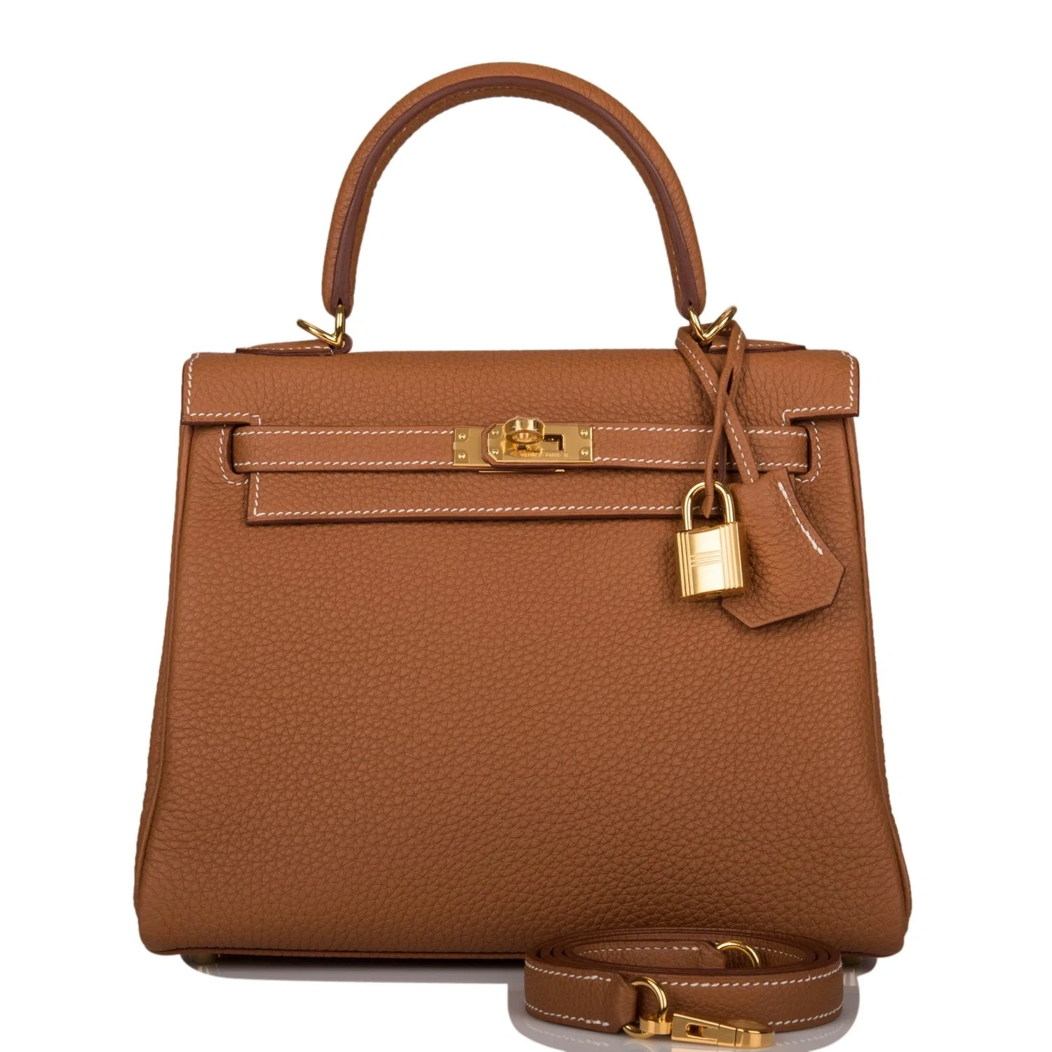 Kelly 25 Gold Togo Gold Hardware