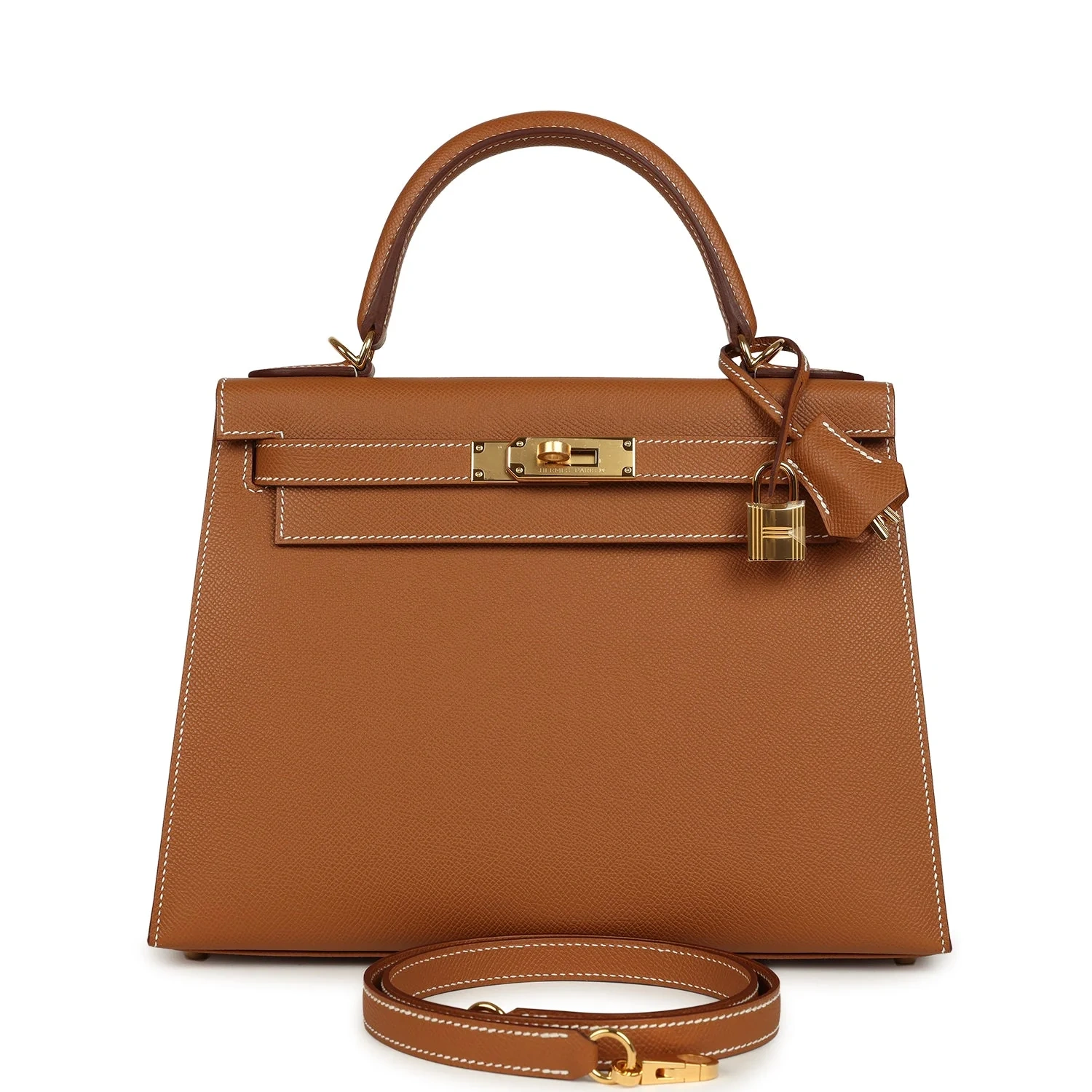 Kelly 28 Gold Epsom Gold Hardware