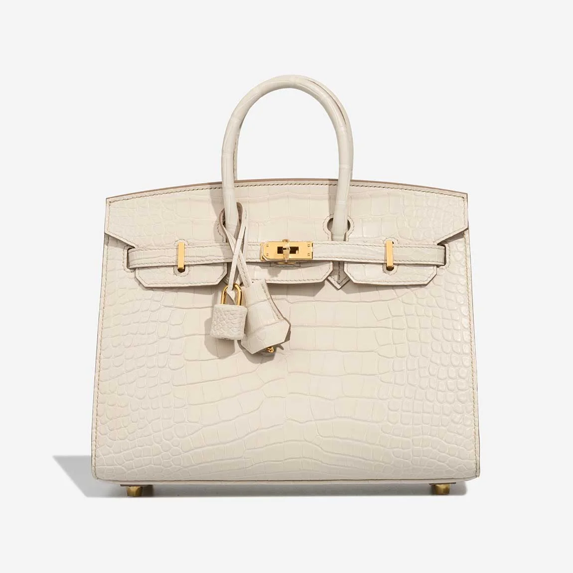 Birkin 25 Béton Matte Alligator Gold Hardware