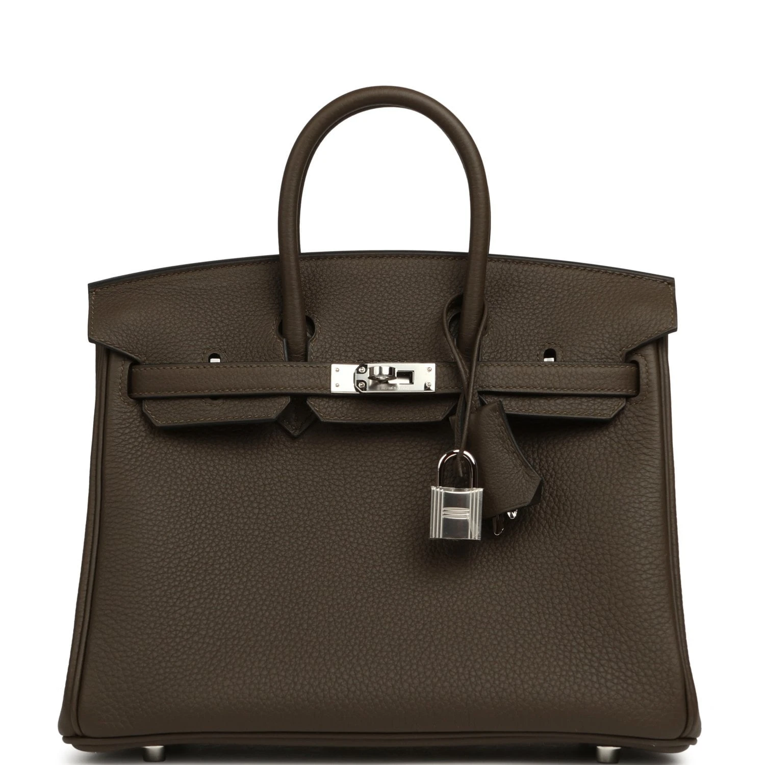 Birkin 25 Vert Loden Togo Palladium Hardware