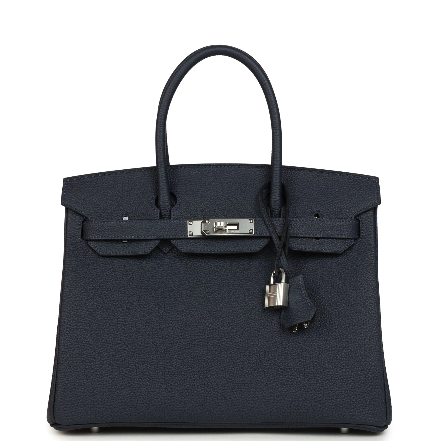 Birkin 30 Bleu Nuit Togo Palladium Hardware