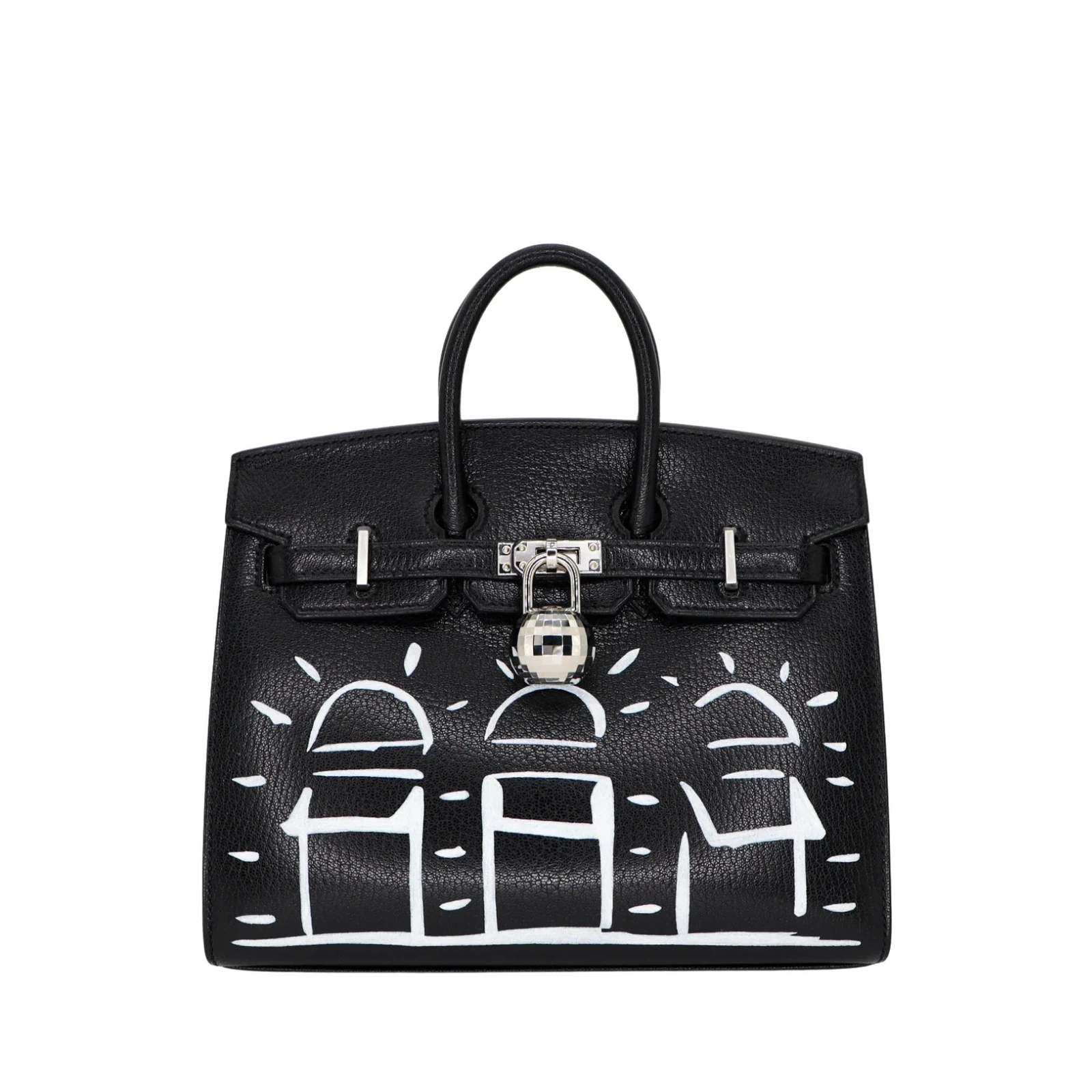 Birkin 20 Faubourg Disco Black Box Calf Palladium Hardware