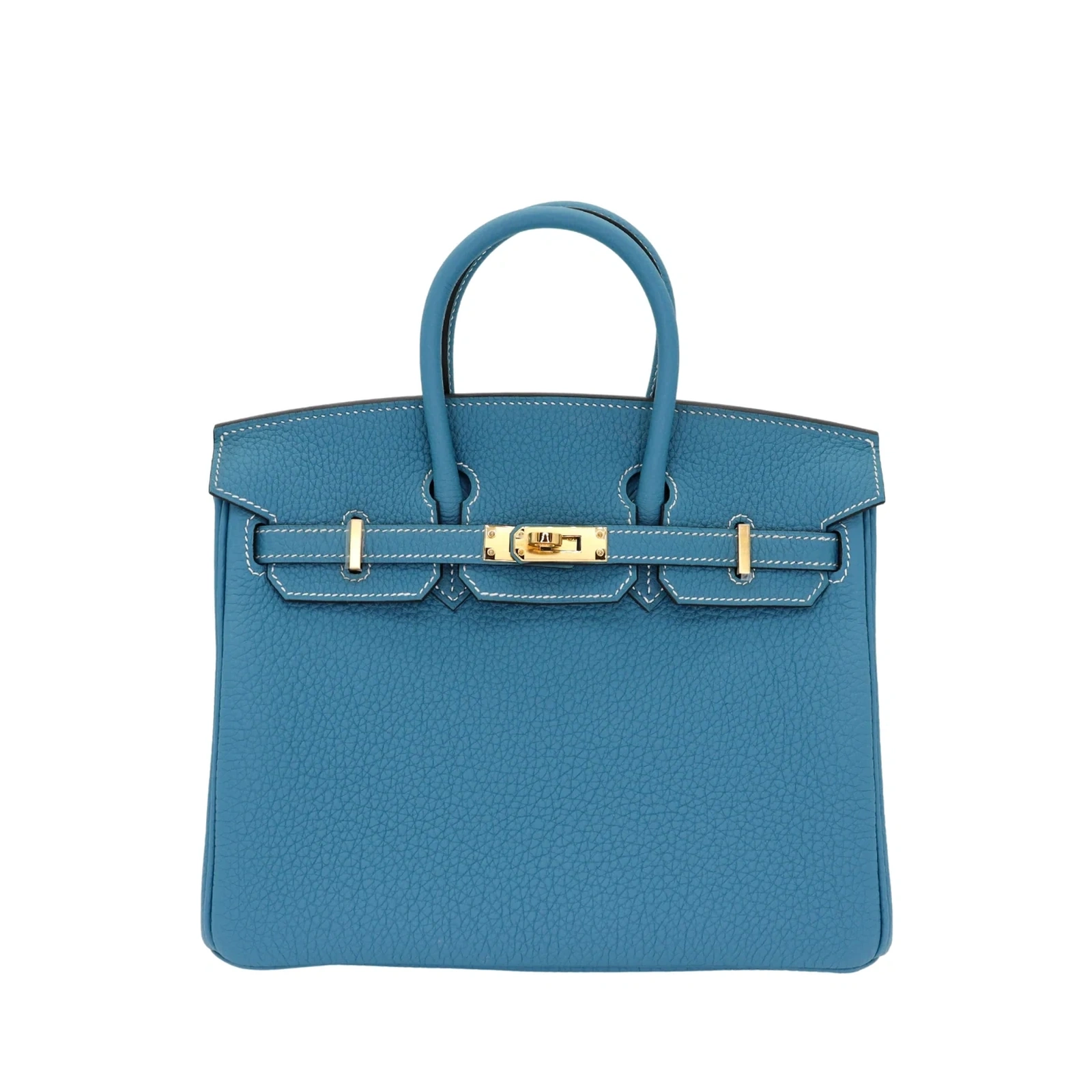 Birkin 25 Bleu Jean Togo Gold Hardware