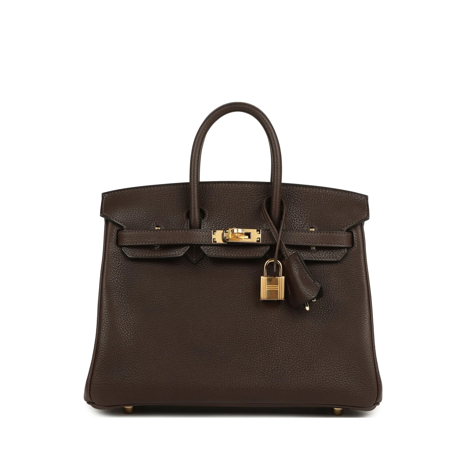 Birkin 25 Ébène Barenia Faubourg Gold Hardware