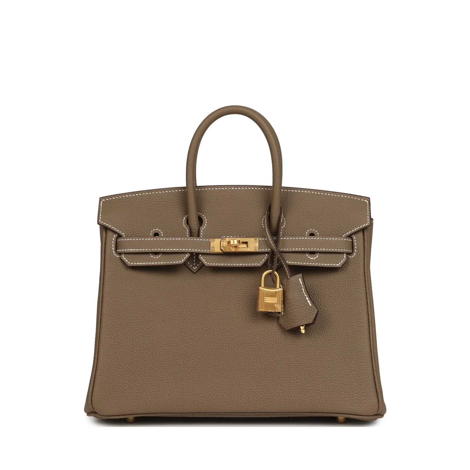 Birkin 25 Étoupe Togo Gold Hardware