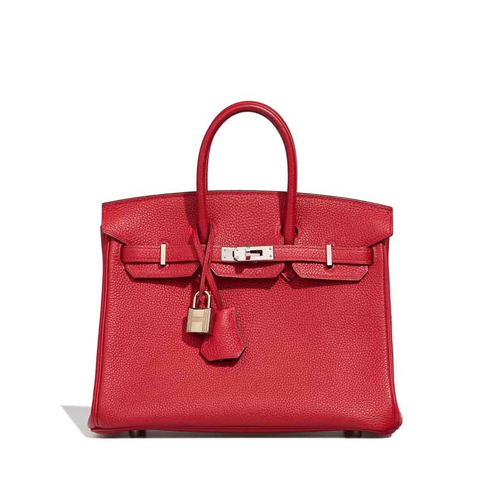 Birkin 25 Rouge Casaque Rouge H Togo Palladium Hardware