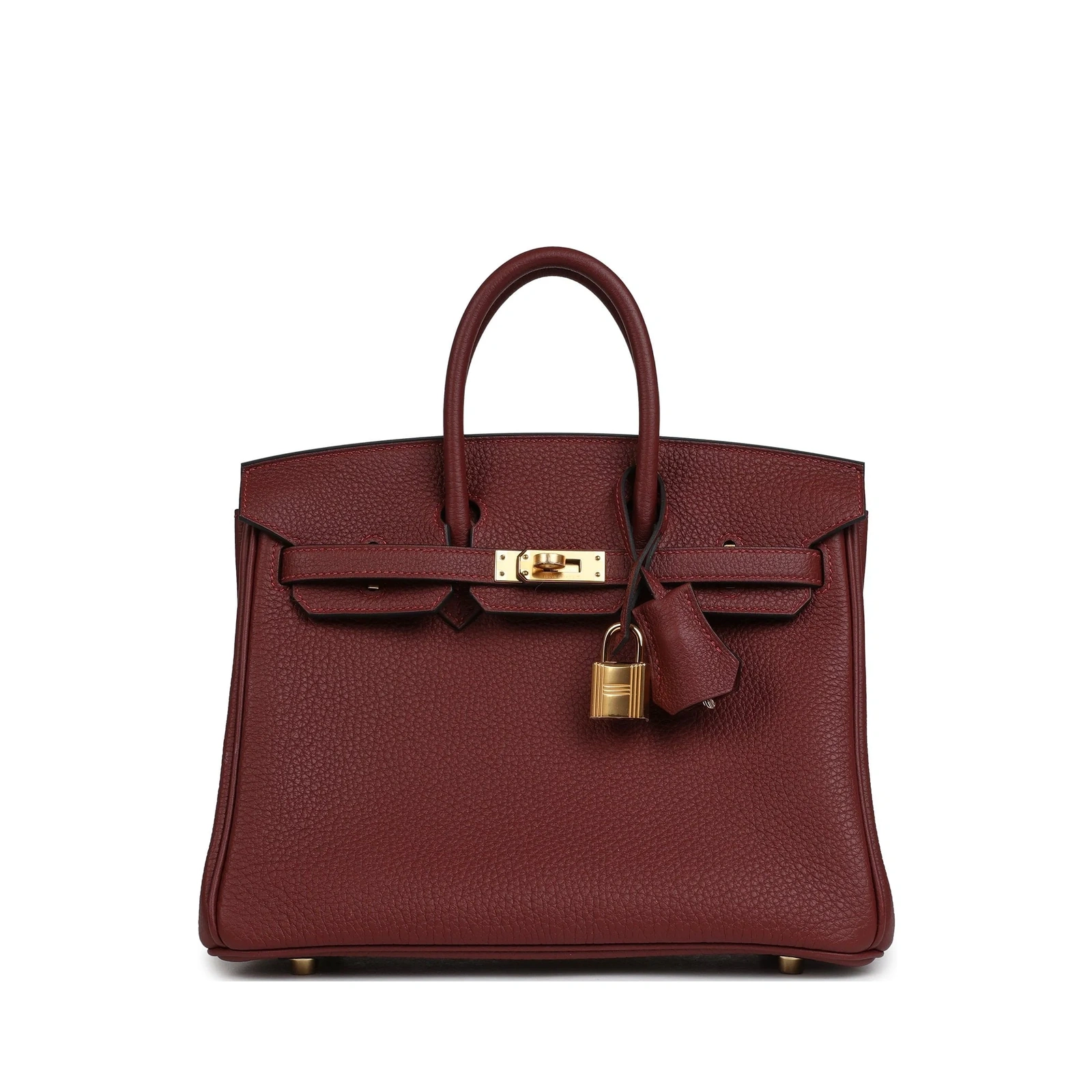 Birkin 25 Rouge H Togo Gold Hardware