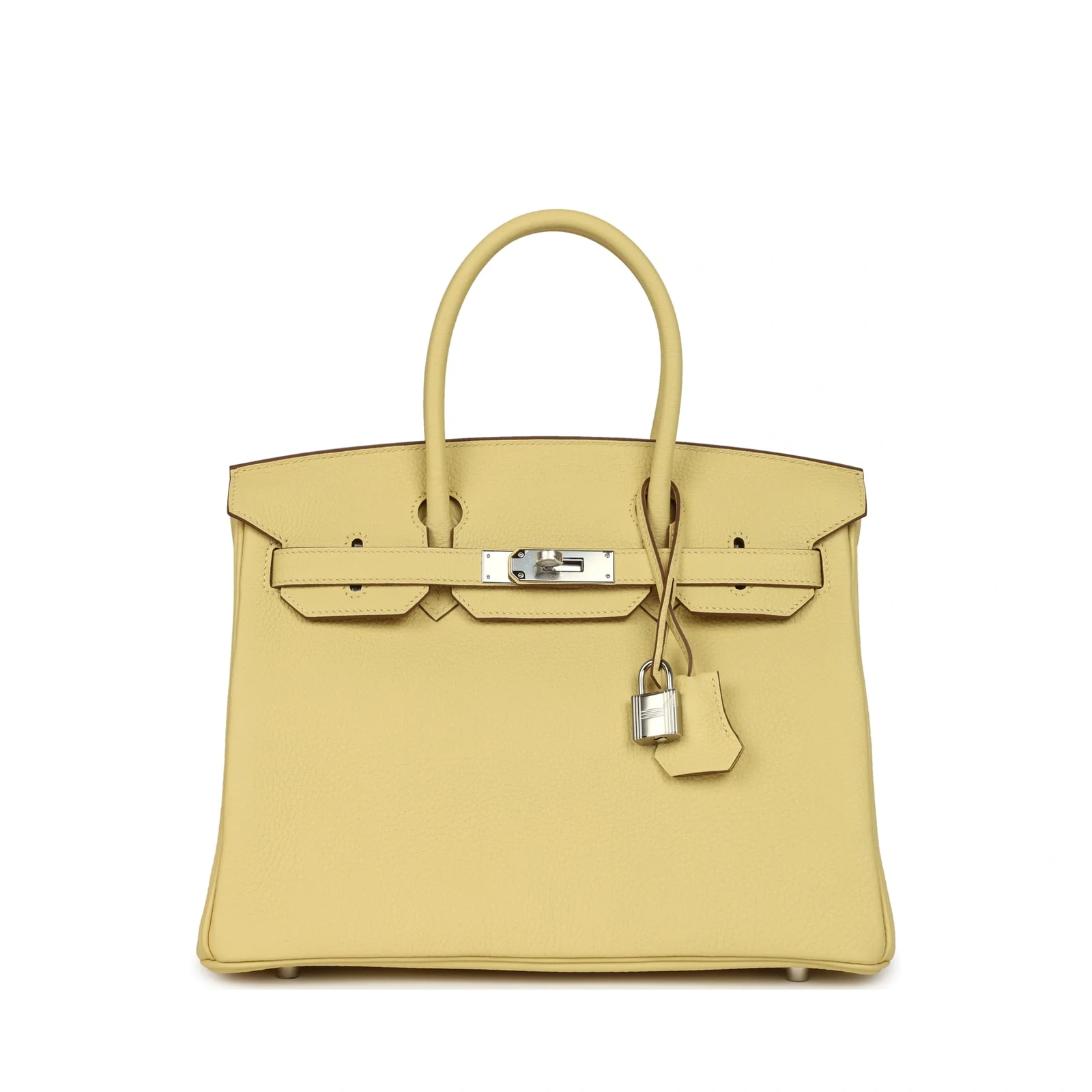 Birkin 30 Jaune Poussin Togo Palladium Hardware