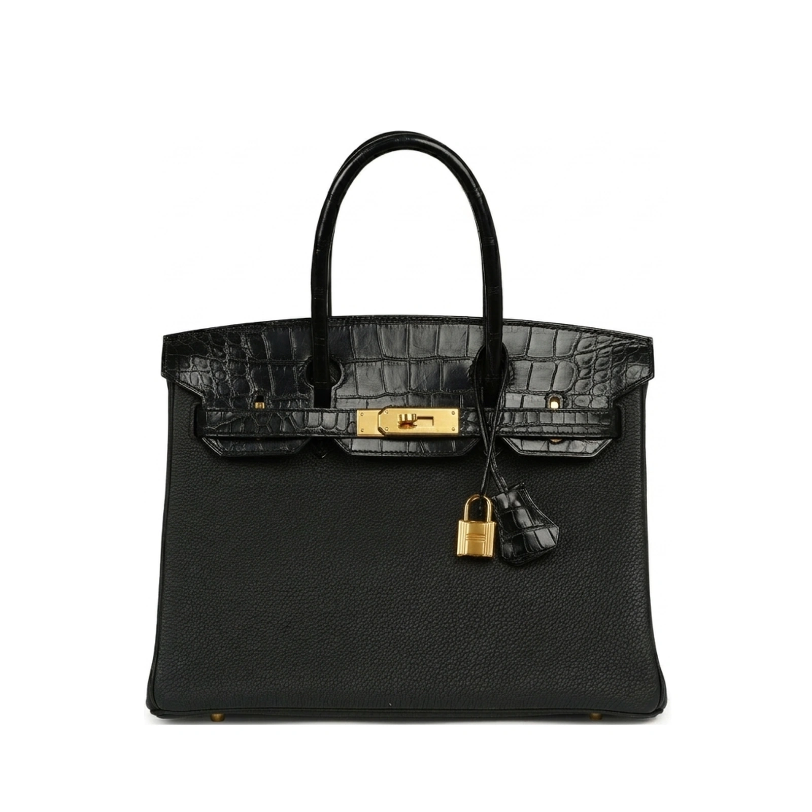 Birkin 30 Touch Black Matte Togo Gold Hardware