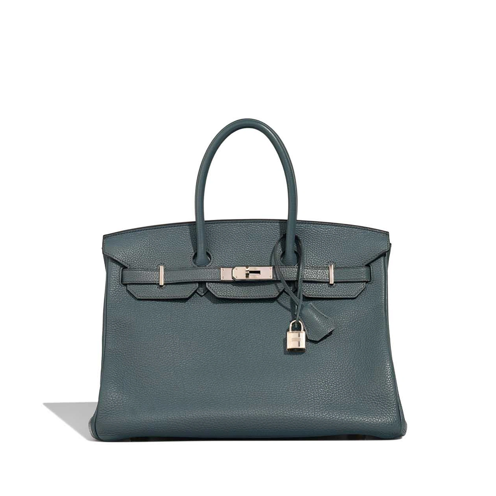 Birkin 35 Bleu Tempête Togo Palladium Hardware