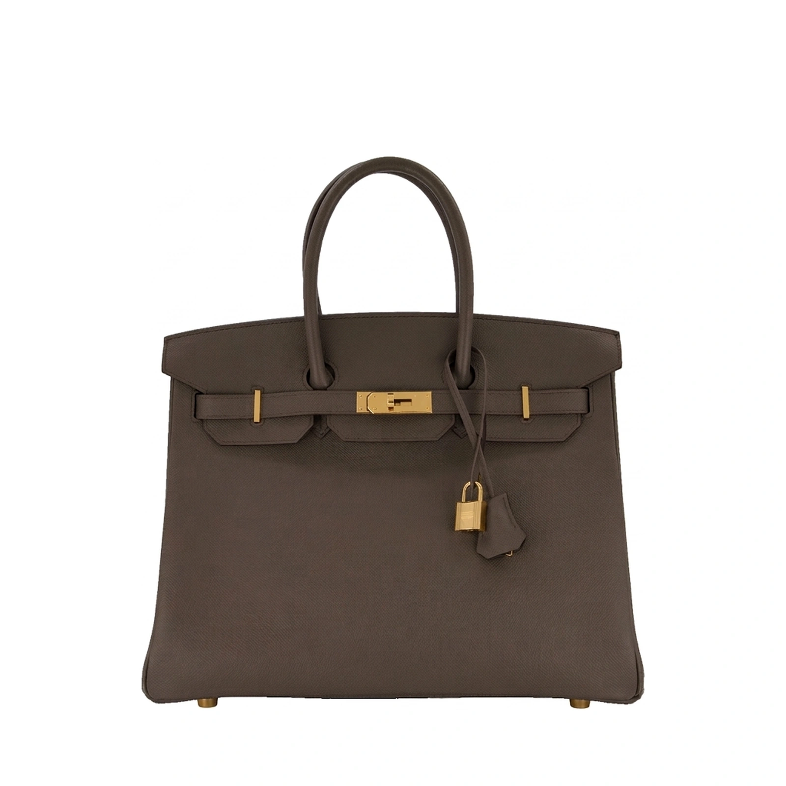 Birkin 35 Étain Epsom Gold Hardware