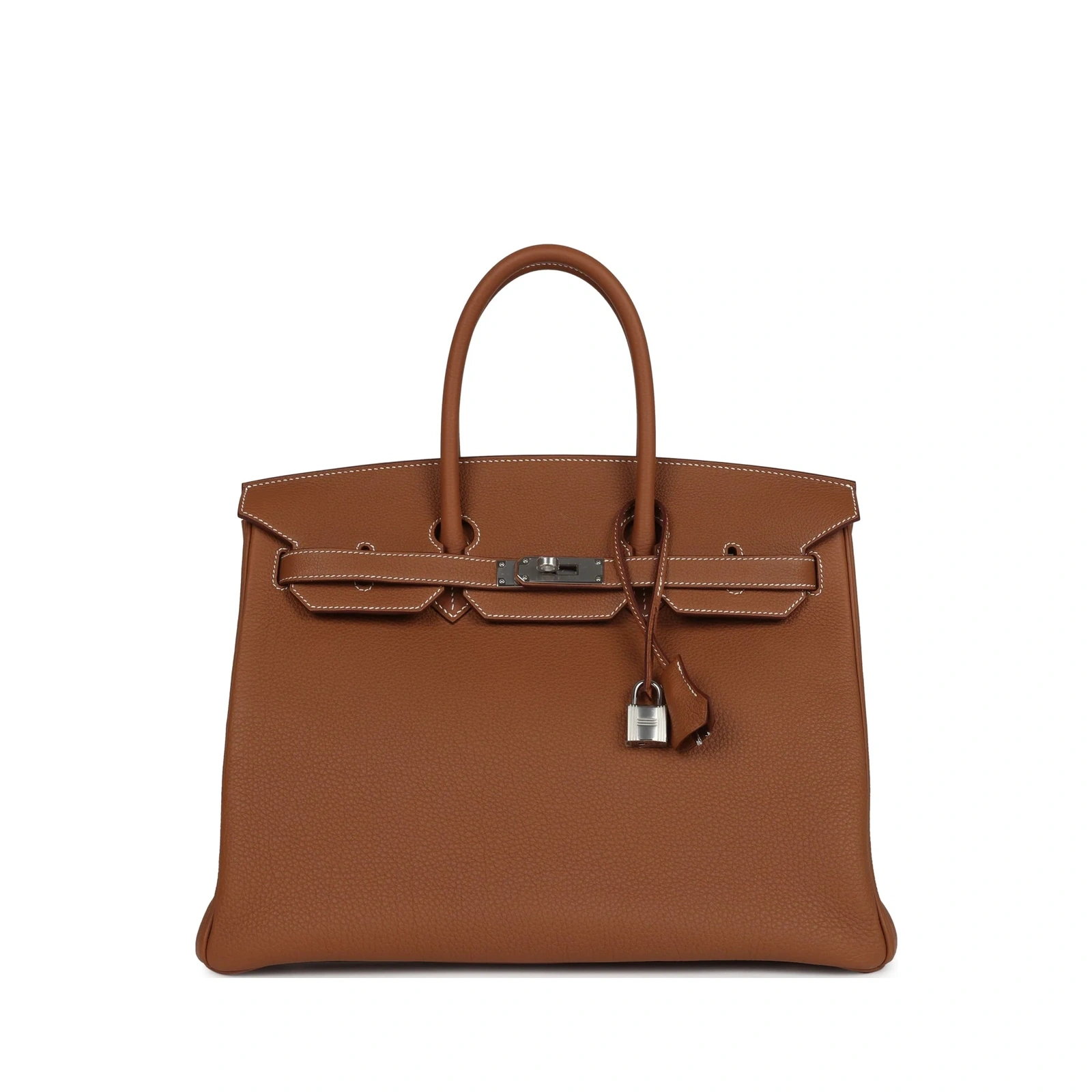 Birkin 35 Gold Togo Palladium Hardware