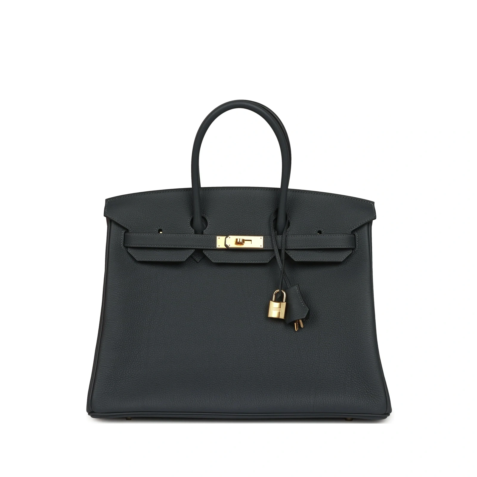 Birkin 35 Gris Misty Togo Gold Hardware