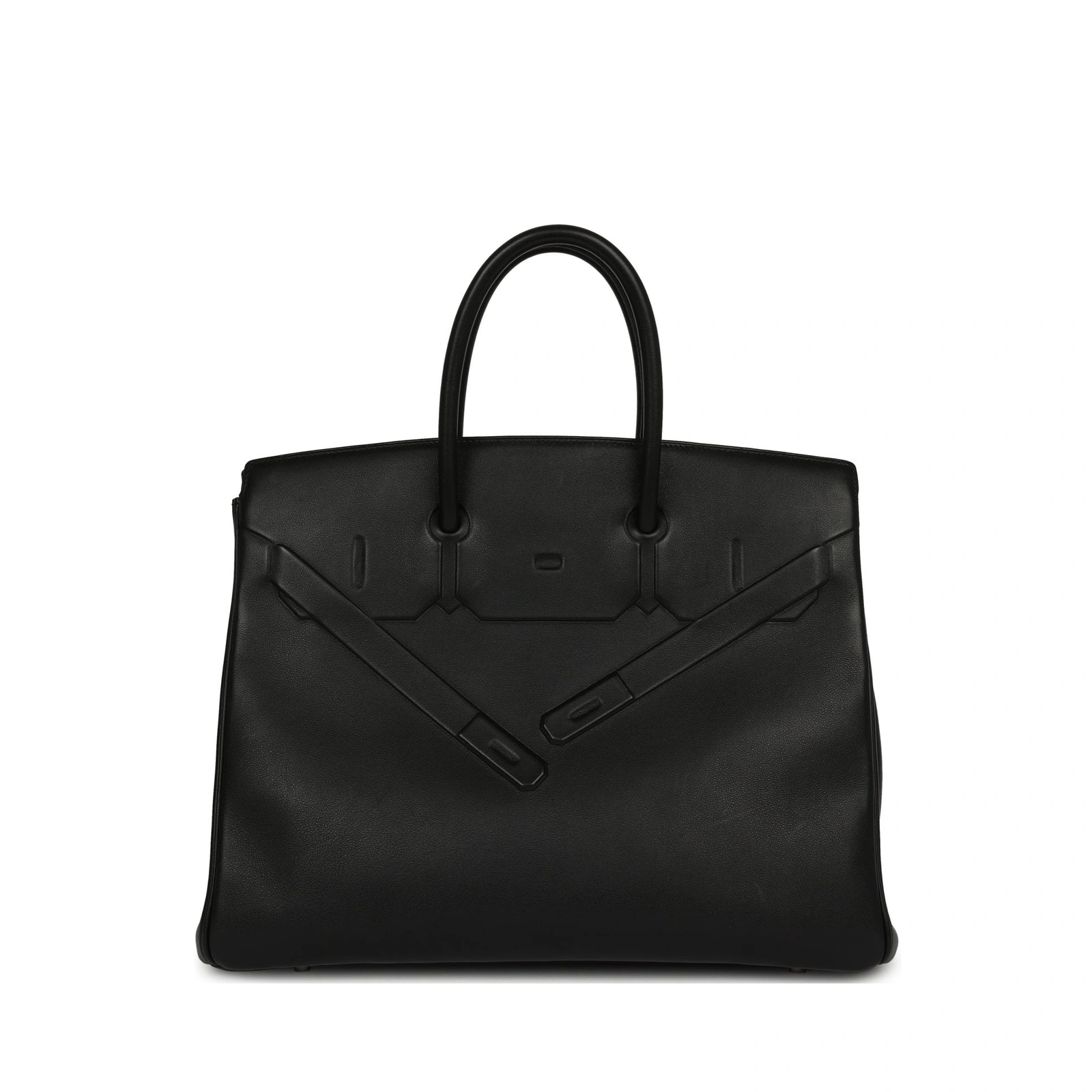 Birkin 35 Shadow Black Swift Palladium Hardware