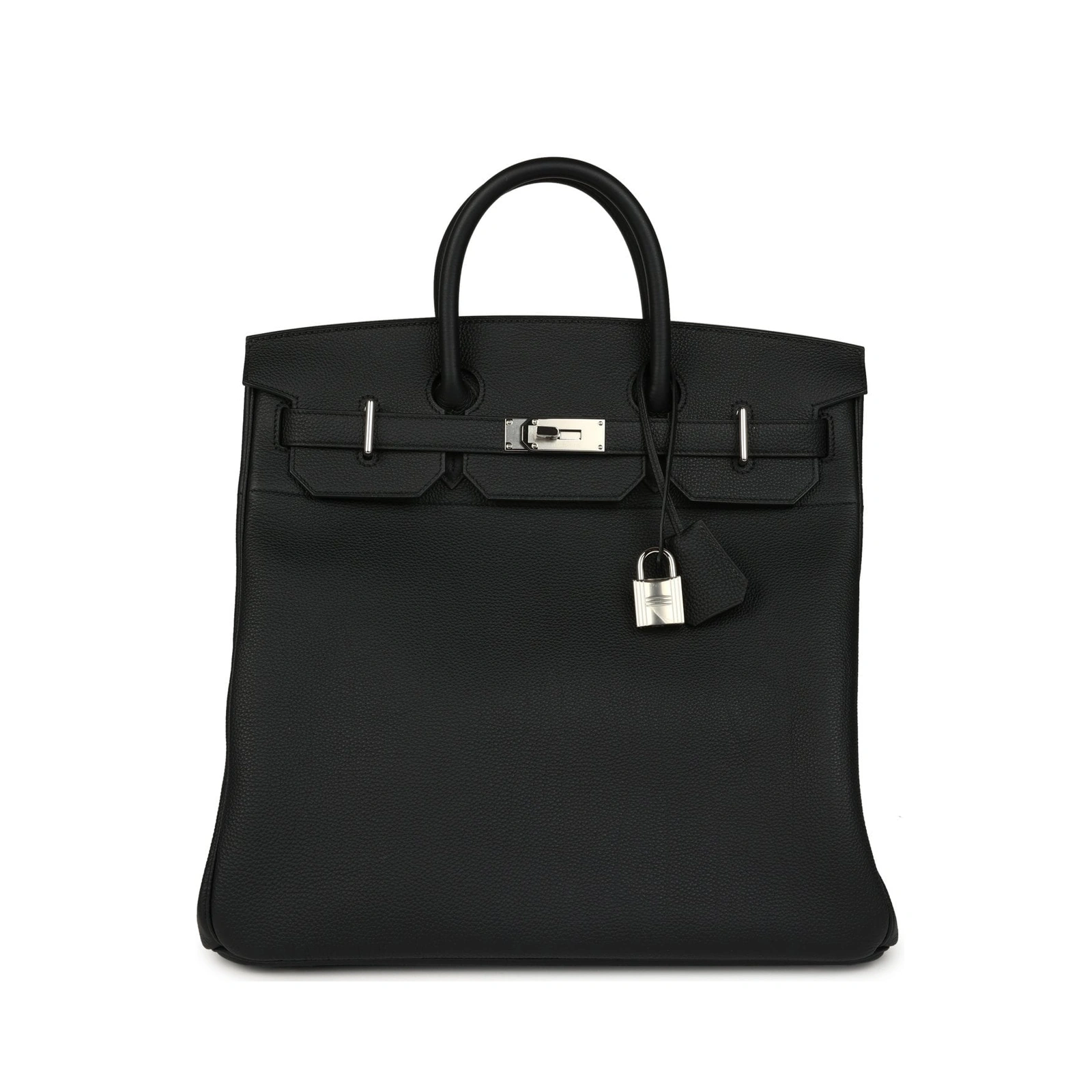 Birkin HAC (Haut à Courroies) 40 Black Togo Palladium Hardware