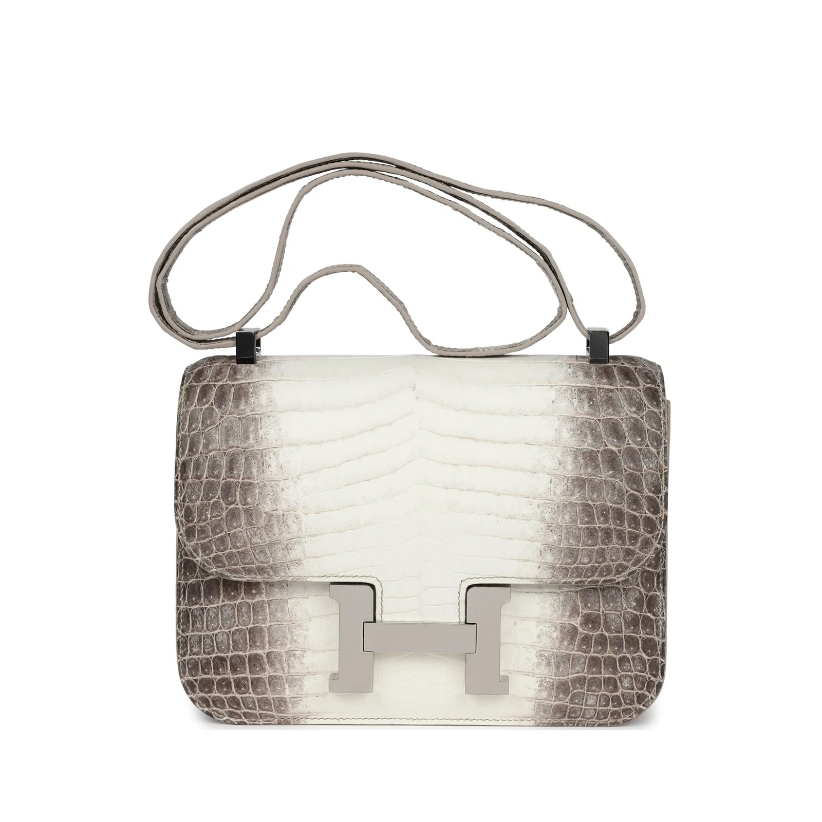 Constance 24 Himalaya Blanc Niloticus Crocodile Palladium Hardware