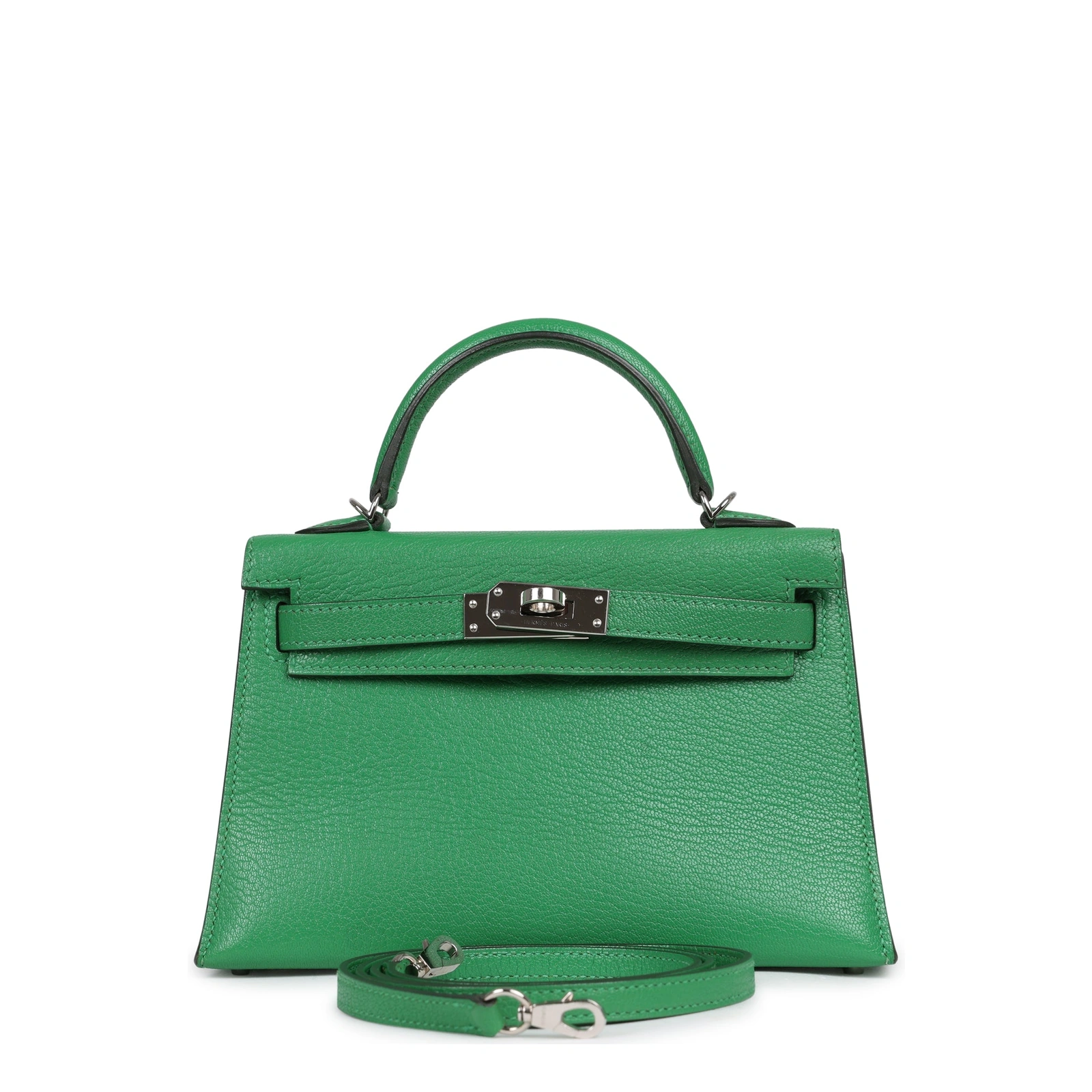 Kelly 20 Mini Bambou Chèvre Mysore Palladium Hardware