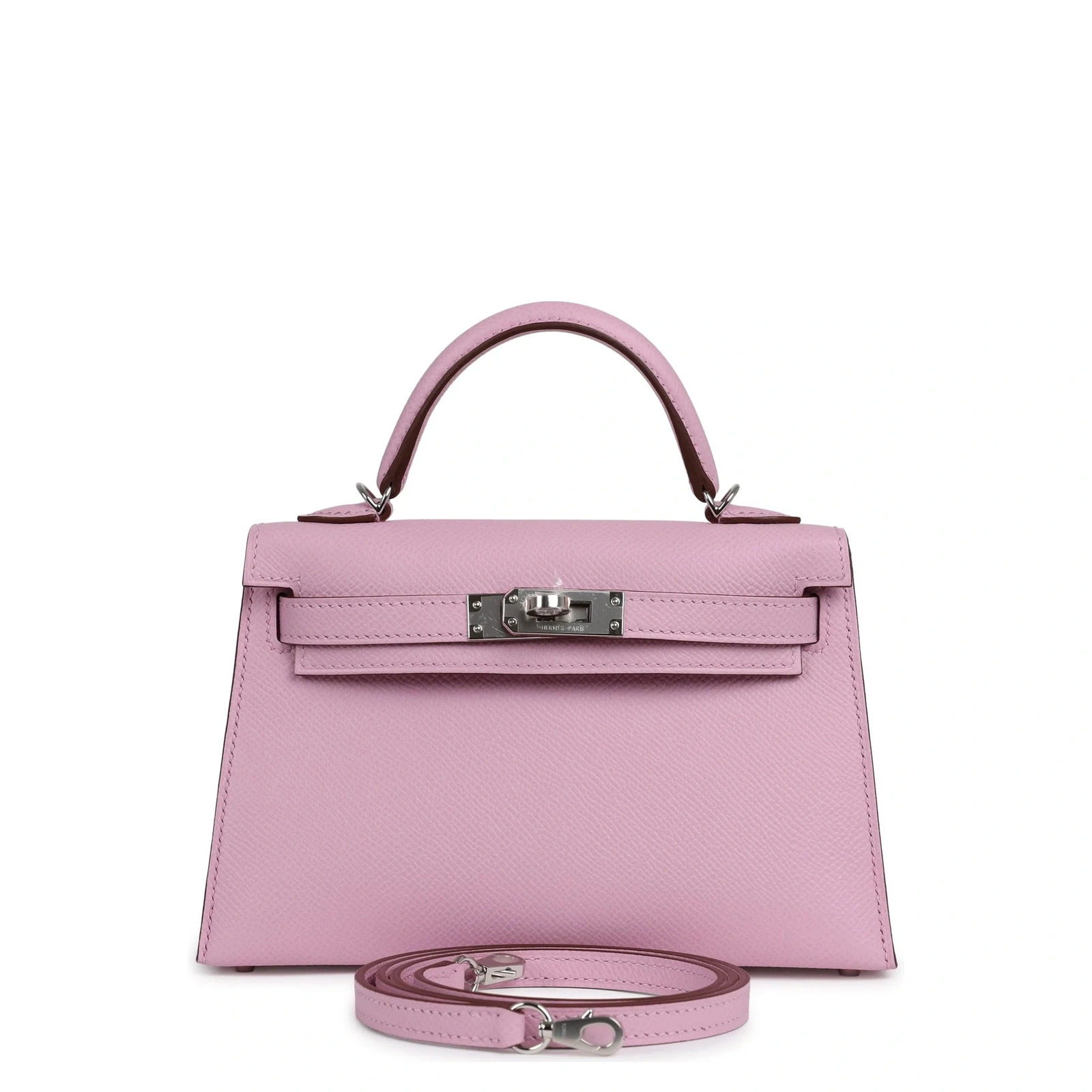 Kelly 20 Mini Mauve Sylvestre Epsom Palladium Hardware