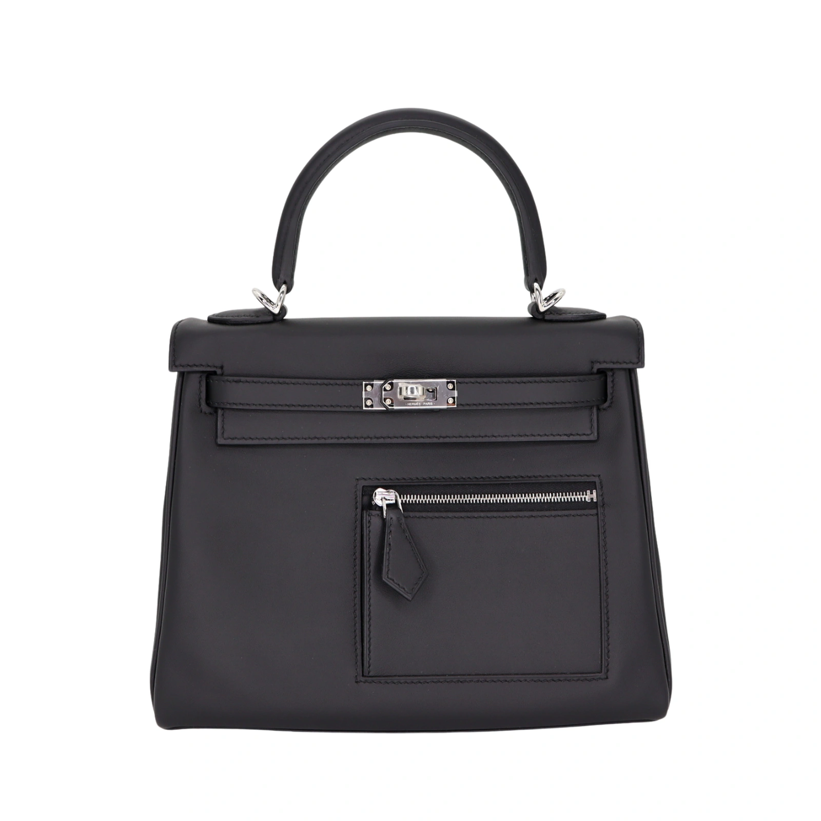 Kelly 25 Colormatic Black Swift Palladium Hardware