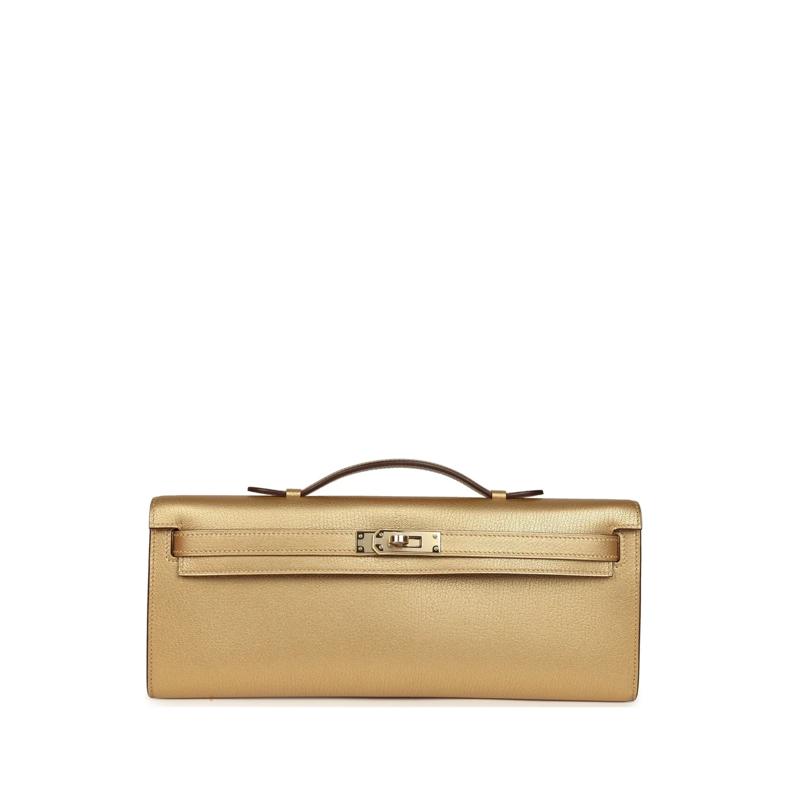 Kelly Cut Doré Chèvre Chamkilight Permabrass Hardware