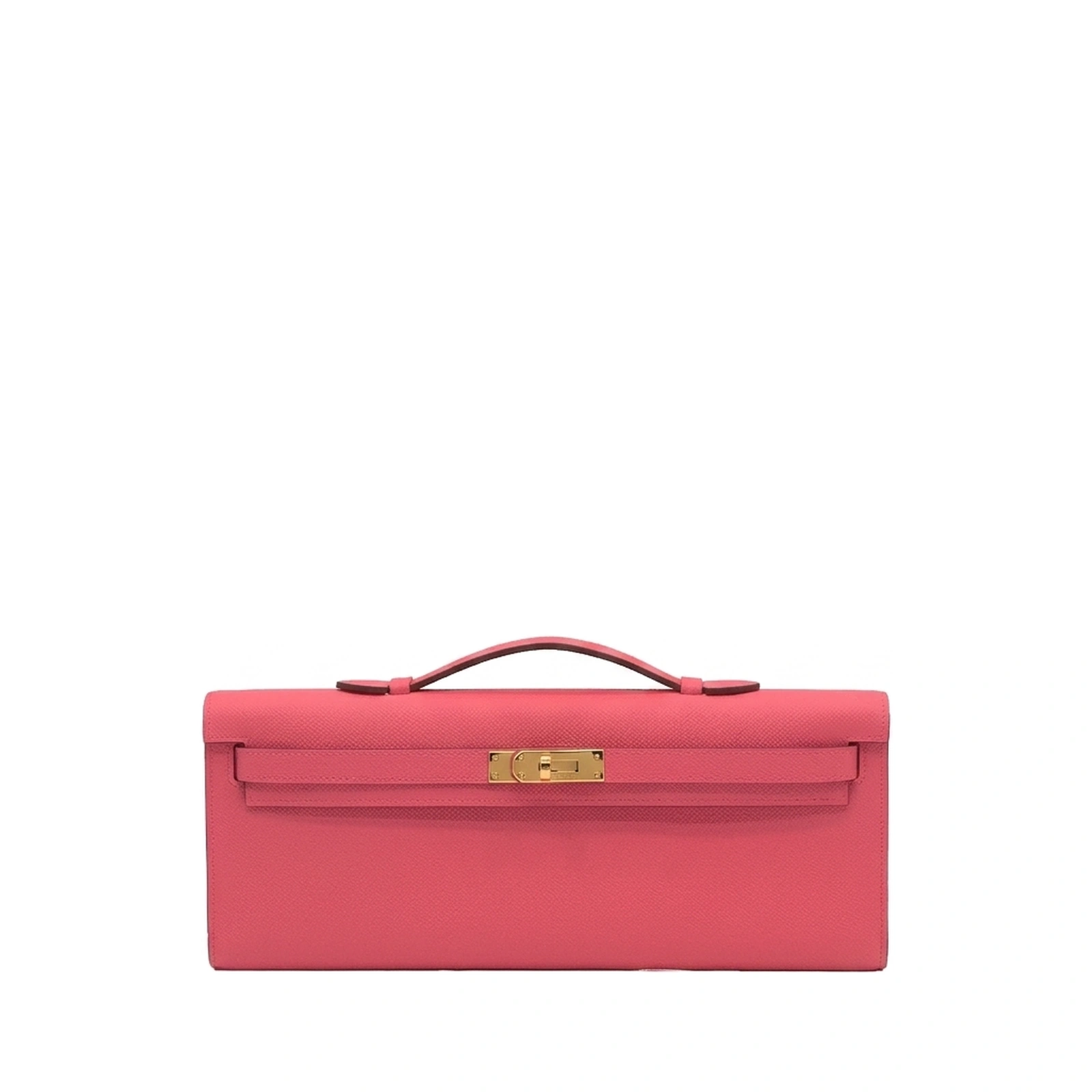 Kelly Cut Rose Azalée Epsom Gold Hardware