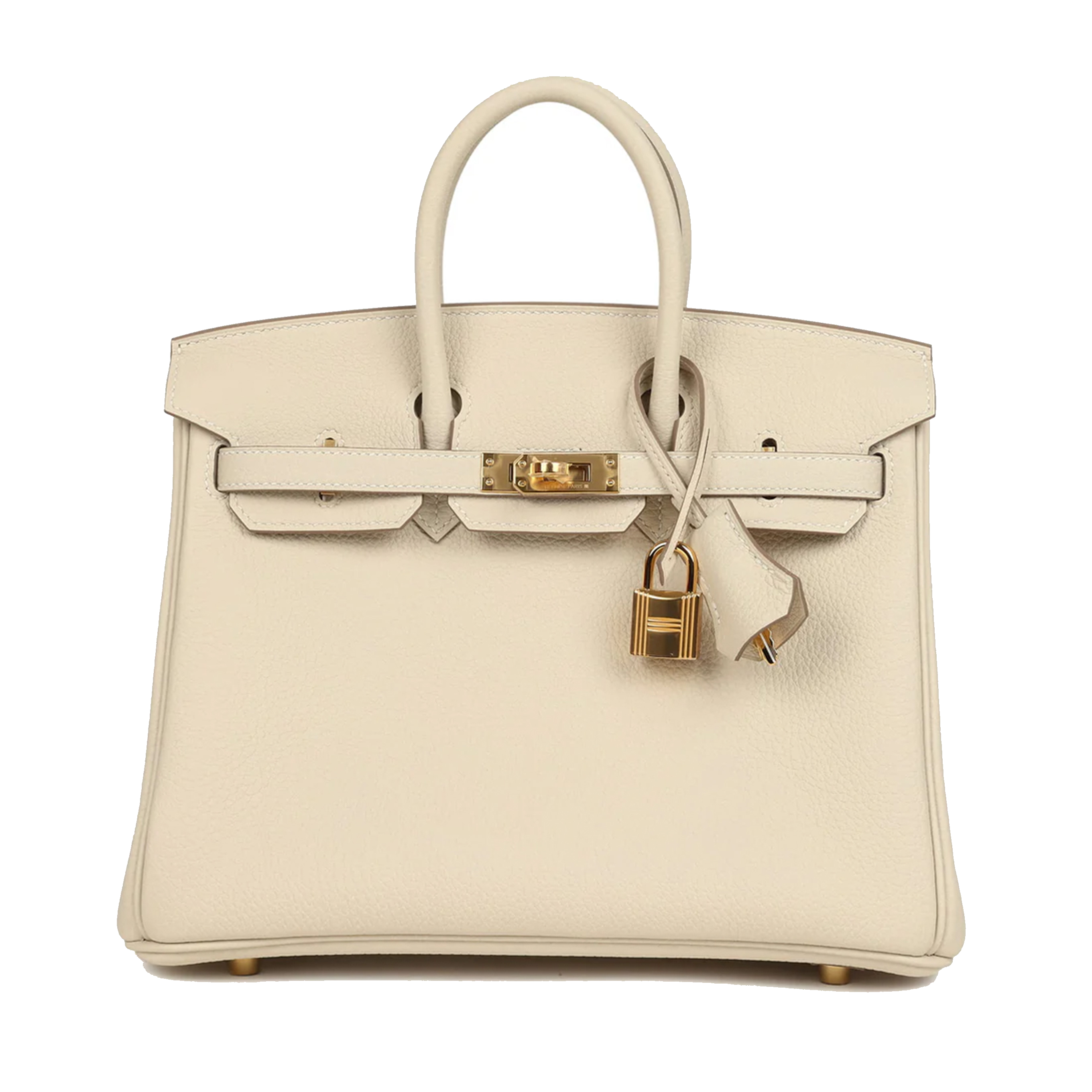 Birkin 25 Craie Togo Gold Hardware